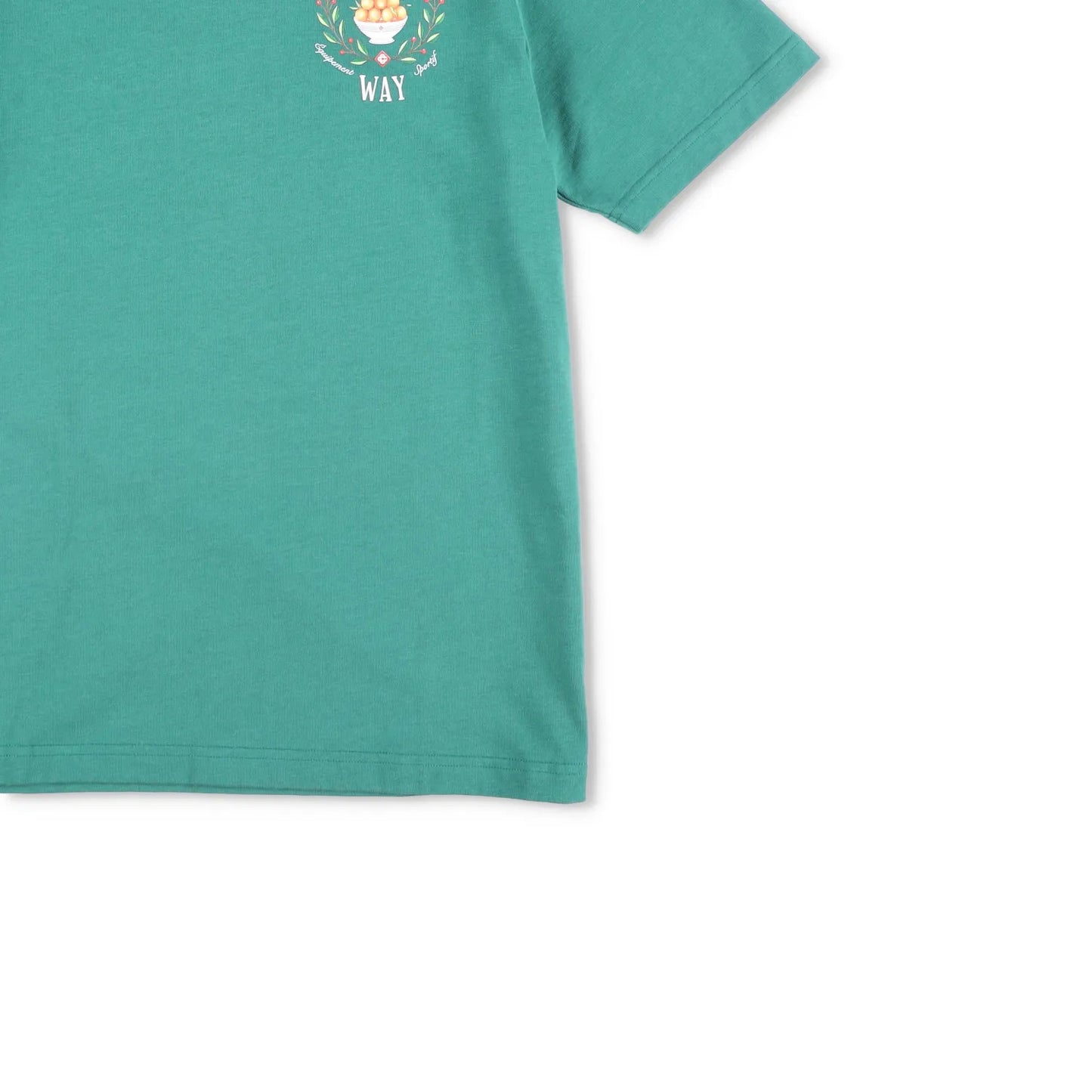 CASABLANCA Mens T-Shirt Geen Cotton Crew Neck Short Sleeve Logo XS RRP 250 — View 4