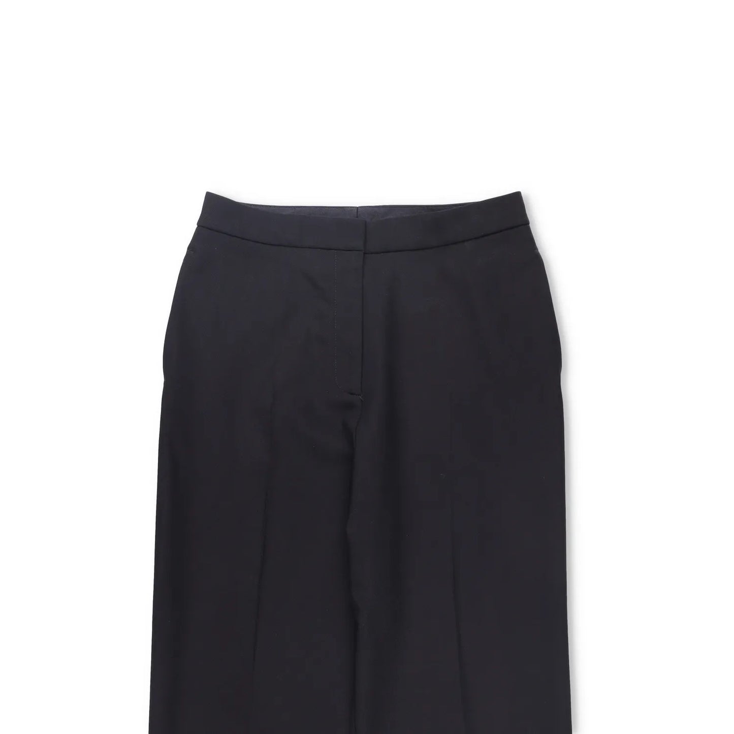 TOVE Womens Amie Tailored Trousers Slim Leg Black Pleated Flat Front 36 RRP 690 — View 2
