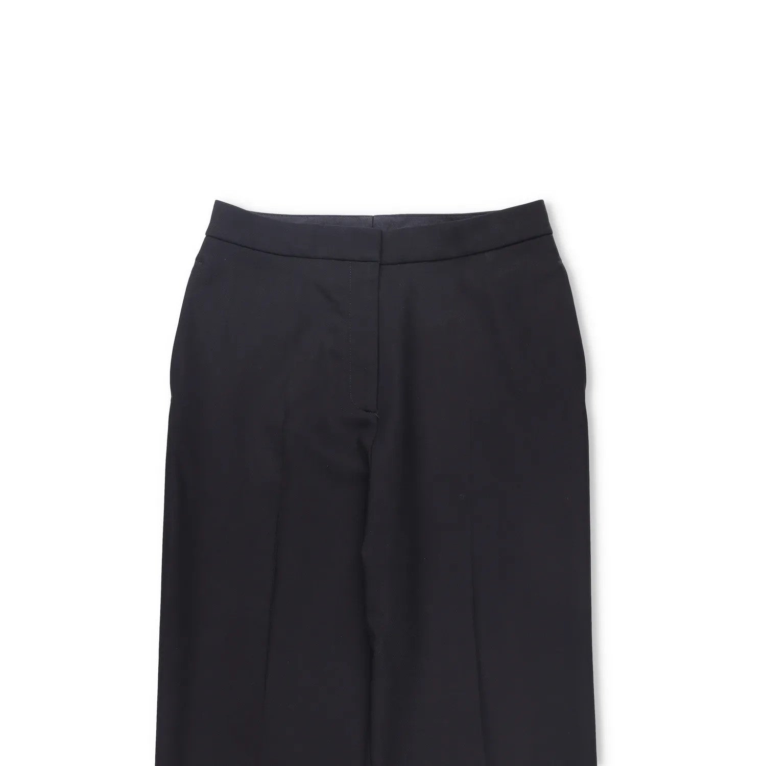 TOVE Womens Amie Tailored Trousers Slim Leg Black Pleated Flat Front 36 RRP 690 — View 2