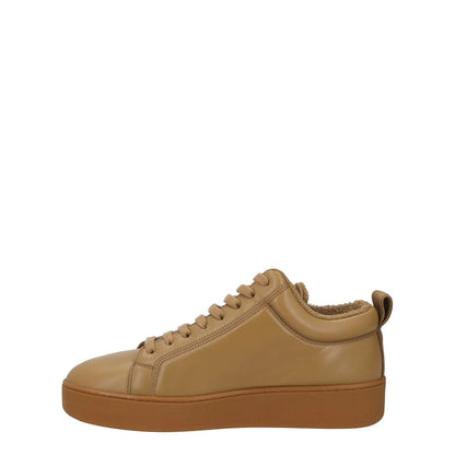 BOTTEGA VENETA Mens Sneakers Low Top Lace Up Brown Leather Casual UK 9 RRP 850 — View 4
