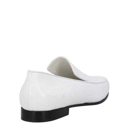 TOTEME The Croco Oval Loafer White Leather Slip On Comfort EU 42 RRP 480 — View 6