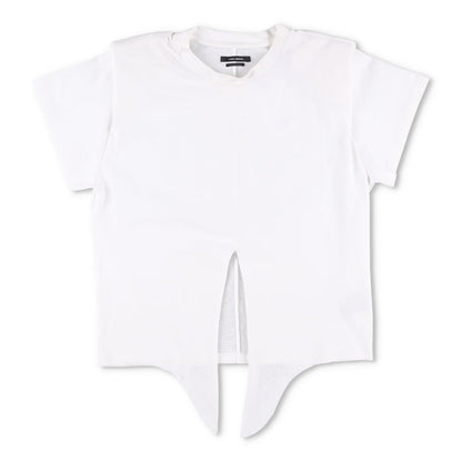 ISABEL MARANT Womens Zelikia T-Shirt Short Sleeve Tie Front White Size S RRP 235