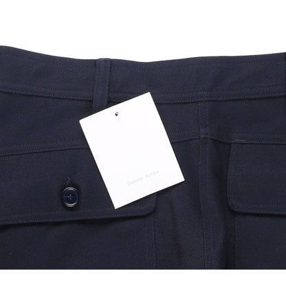 SIMONE ROCHA Mens Workwear Trousers Navy Blue Wide Leg Cargo Pocket S RRP 695 — View 12
