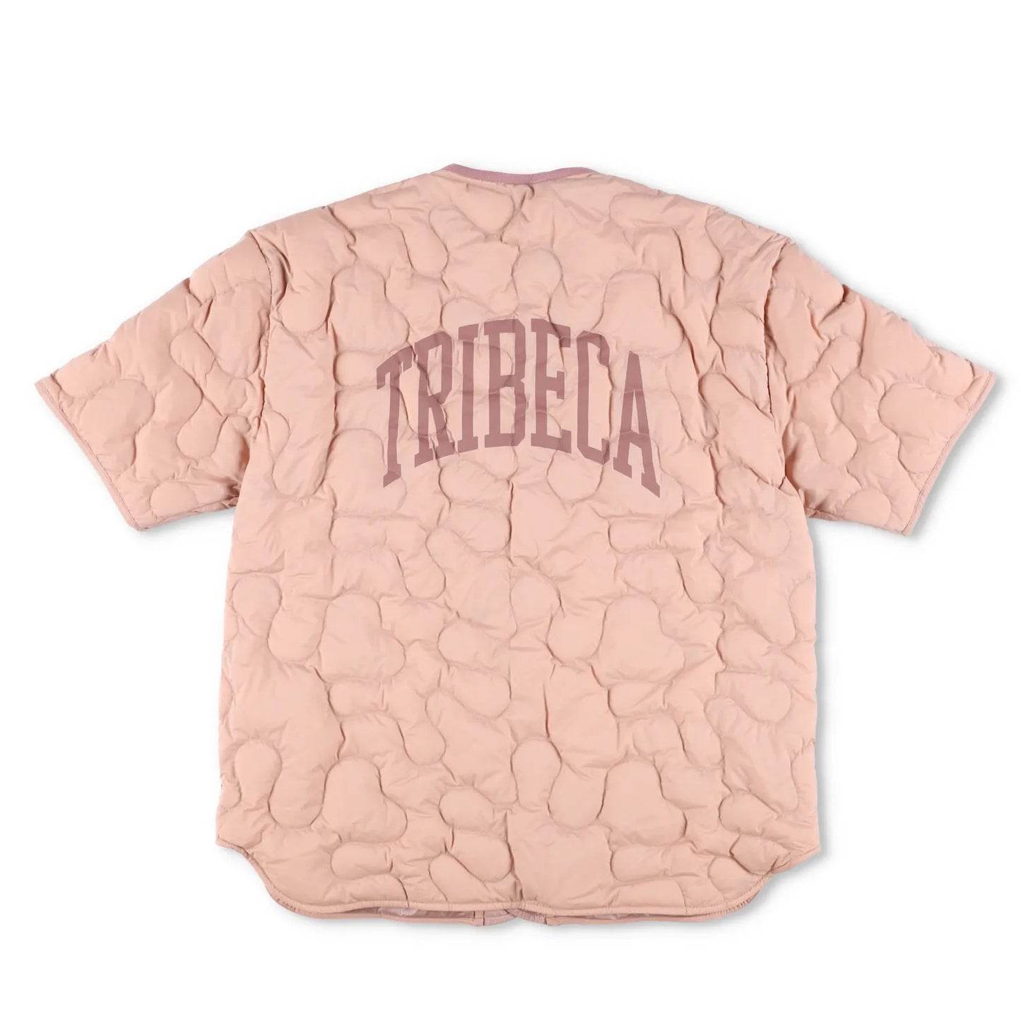 MONCLER GENIUS X Salehe Bembury Womens Shirt Jacket Quilted Crop Pink 46 RRP 735 — View 13
