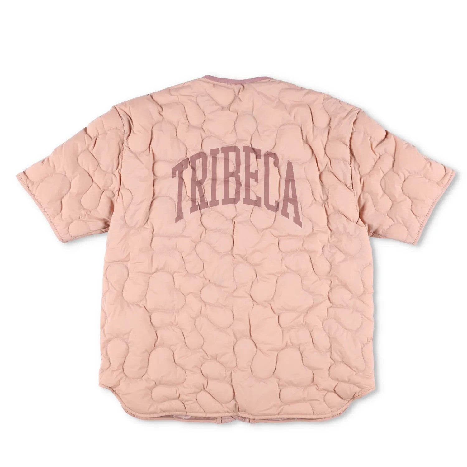 MONCLER GENIUS X Salehe Bembury Womens Shirt Jacket Quilted Crop Pink 46 RRP 735 — View 13