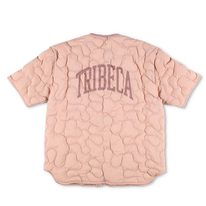 MONCLER GENIUS X Salehe Bembury Womens Shirt Jacket Quilted Crop Pink 46 RRP 735 — View 13