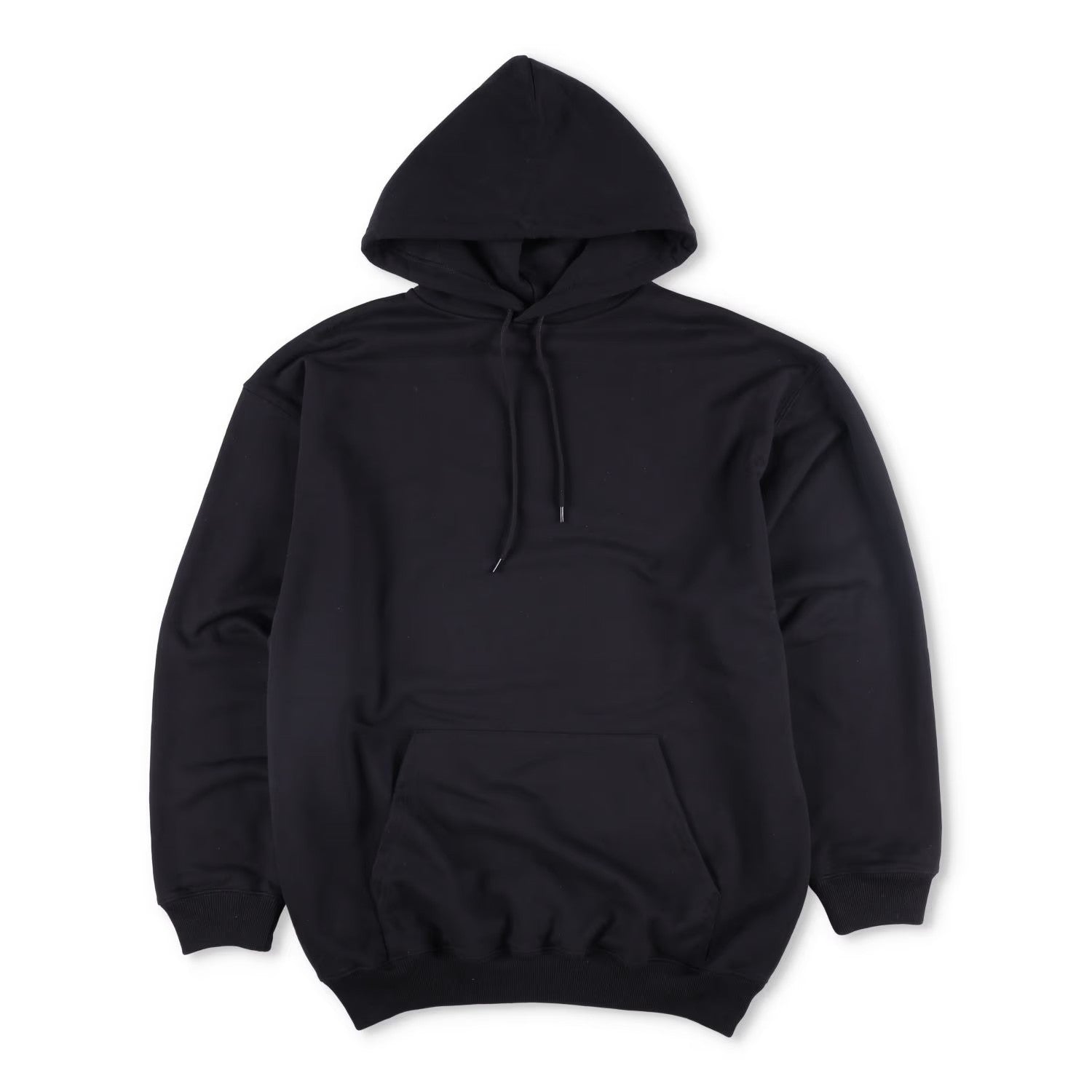 BALENCIAGA Unisex Adults Hoodie Cotton Black Kangaroo Pocket Size XS RRP 690