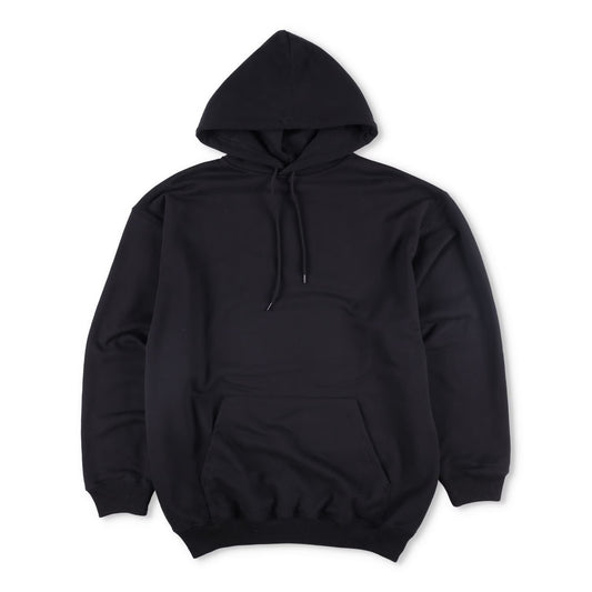 BALENCIAGA Unisex Adults Hoodie Cotton Black Kangaroo Pocket Size XS RRP 690