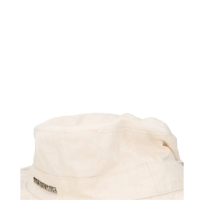 JACQUEMUS Unisex Jacqu Le Bob Artichaut Hat Neutrals Logo Strap Size 60 RRP 125 — View 8