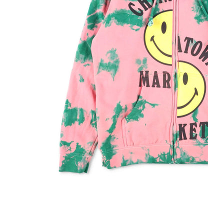 CHINATOWN MARKET Womens Zip-Up Hoodie Full Zip Multicoloured Size NIA RRP 145 — View 3