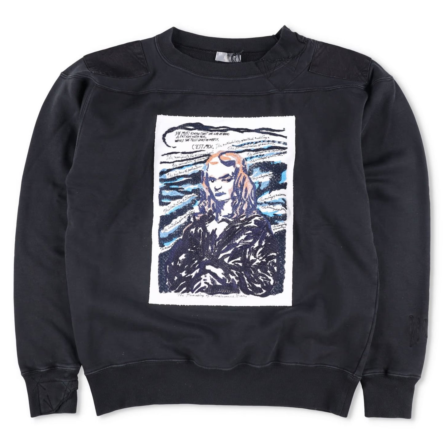 DIOR HOMME Mens Sweatshirts Mona Lisa Multicoloured Print Crew Neck XS RRP 1145