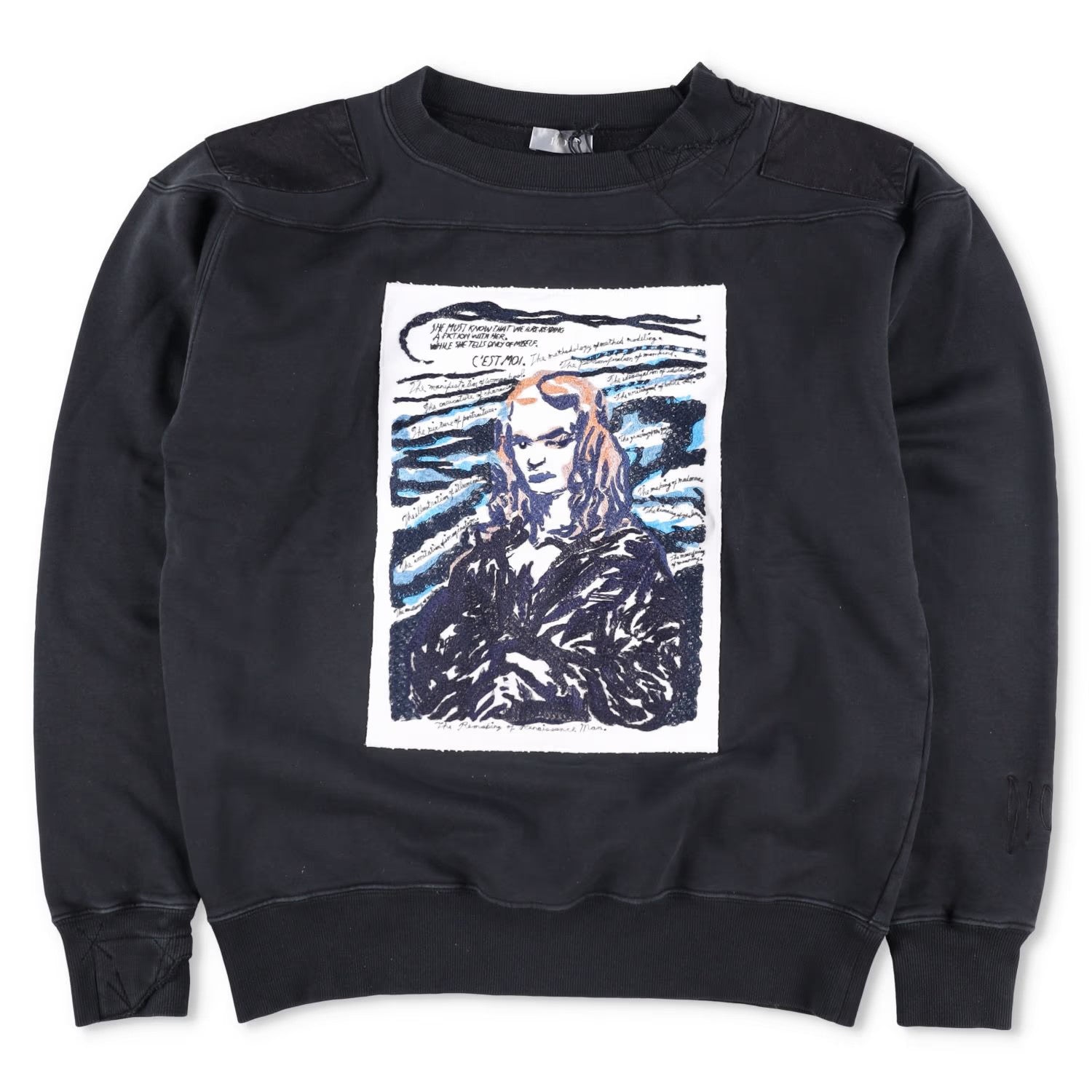 DIOR HOMME Mens Sweatshirts Mona Lisa Multicoloured Print Crew Neck XS RRP 1145