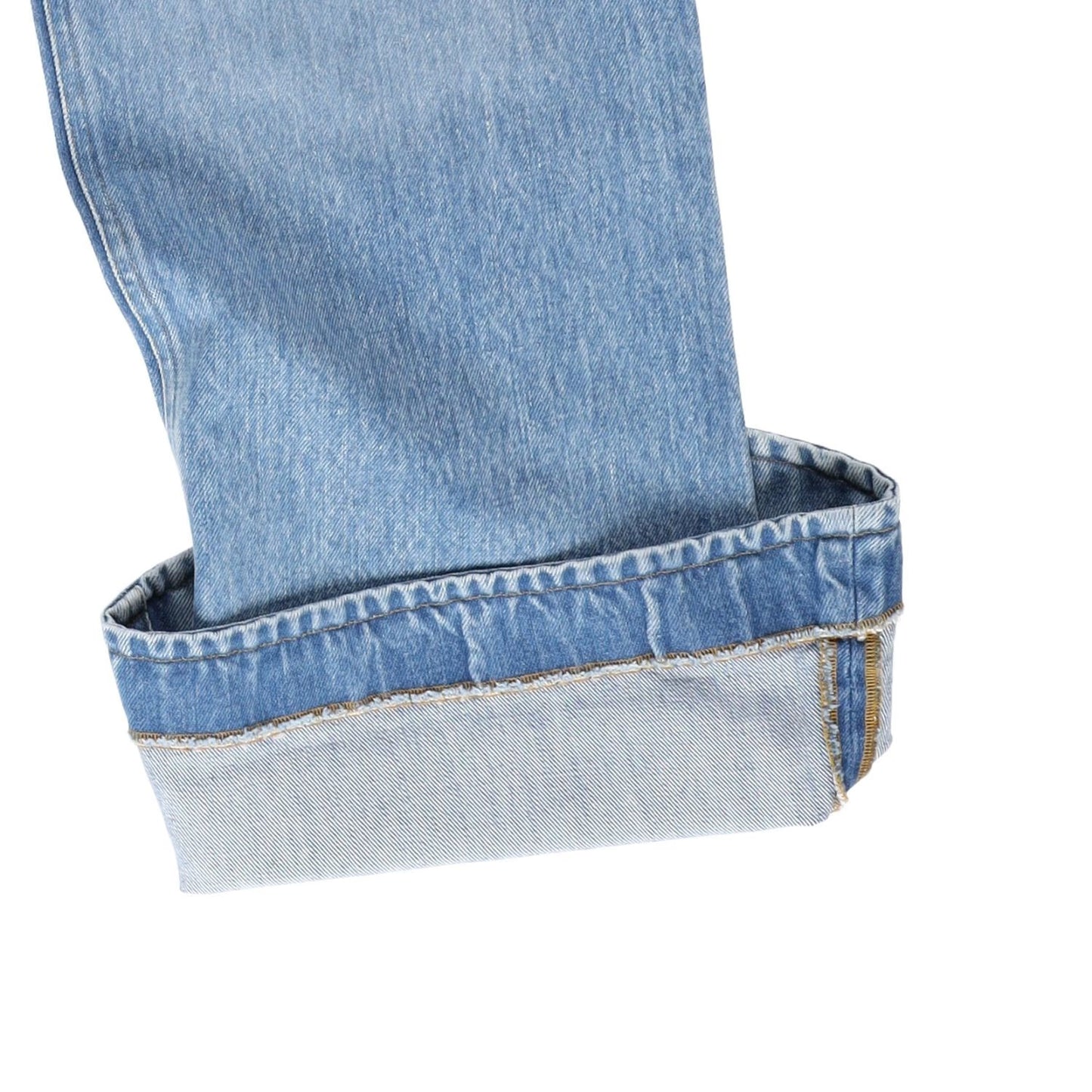 AARON ESH Mens Puddle Jean Blue Wash Flared Relaxed Fit High Rise Size 36 RRP403 — View 10