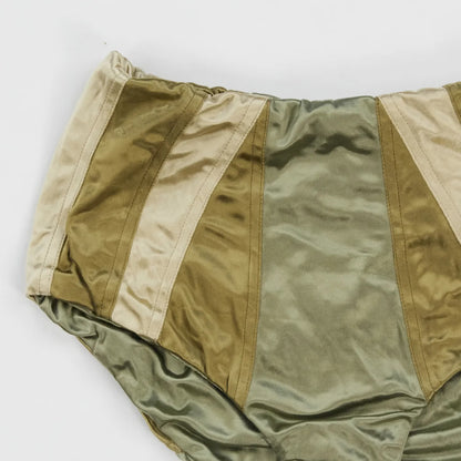 ISA BOULDER Womens Reversible High Waisted Green Course Bikini Bottoms S RRP 125 — View 3