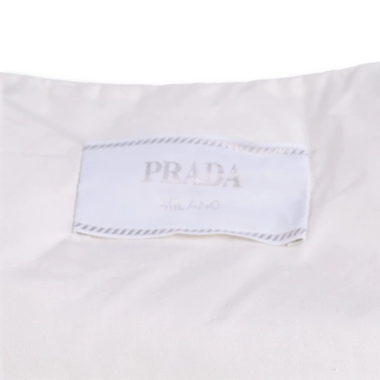 PRADA Mens Tela Cotton Vest White Waistcoat Gillet Sleeveless Size L RRP 1200 — View 6