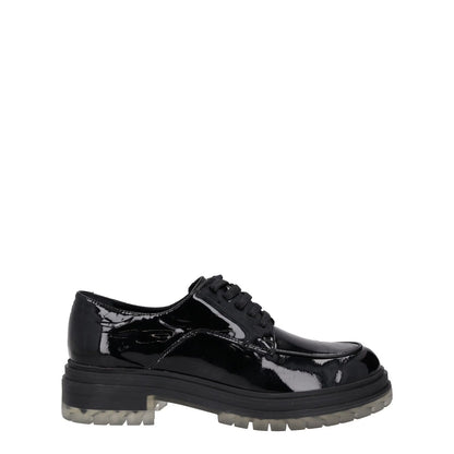 HAVVA MUSTAFA Womens Shoes Flat Round Toe Black Leather Lace Up UK 5 RRP 300