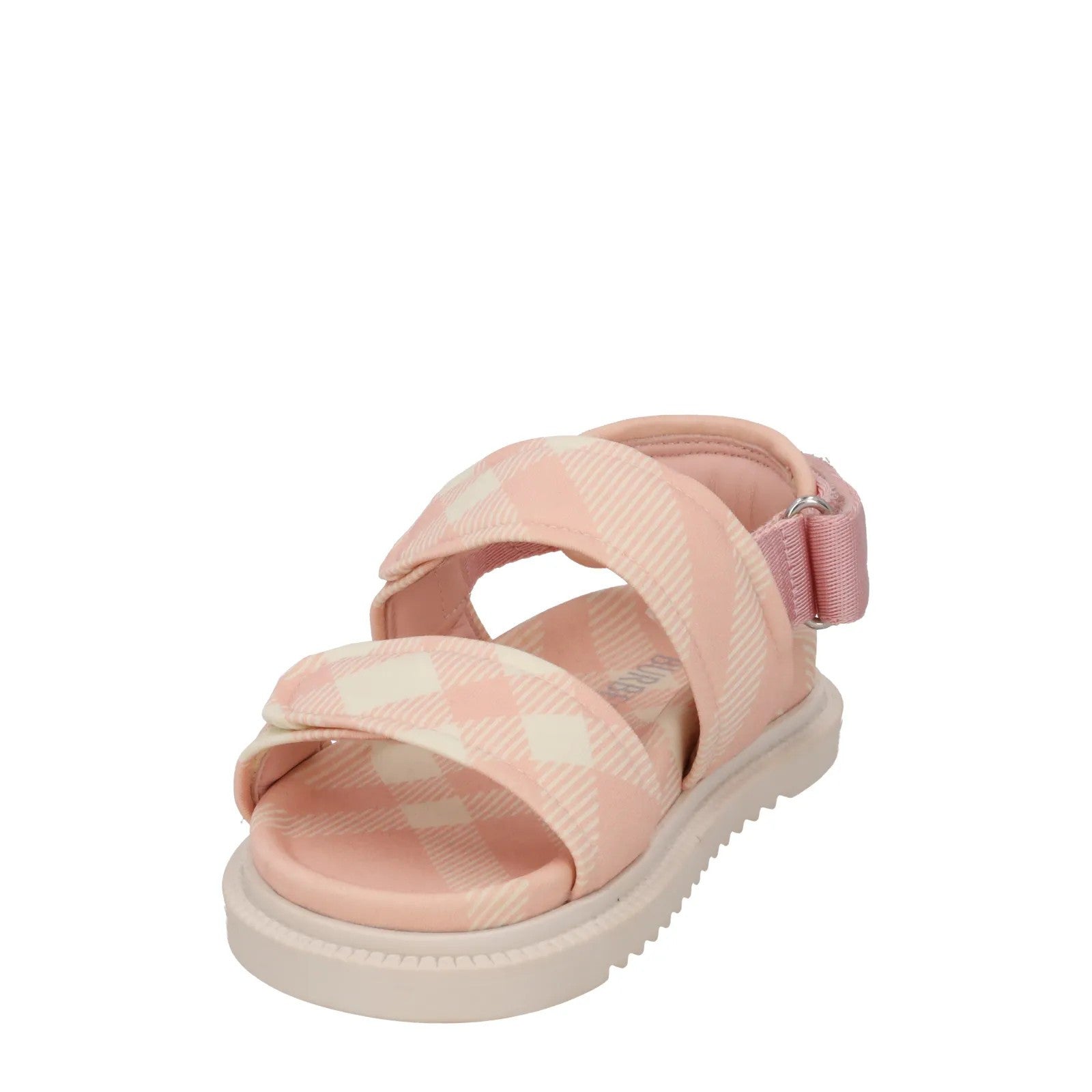 BURBERRY Girls Kids K1-Jamie Sandals Slingback Pink Nylon Salmon UK 2.5 RRP280 — View 3