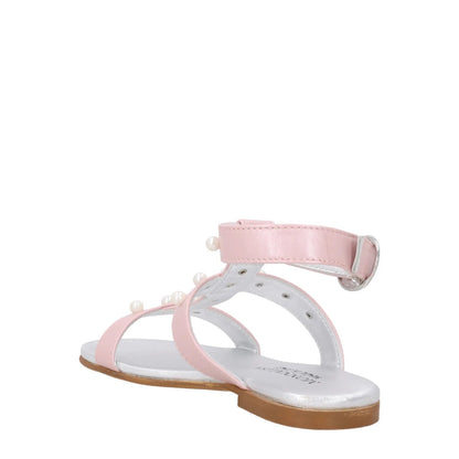 MONNA LISA Girls Sandalo Con Perle Laminat Pink Sandals Buckle UK C11 RRP 205 — View 5