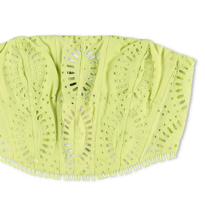 CHARO RUIZ IBIZA Womens Sting Top Corset Strapless Lace Lime Punch XL RRP 260 — View 4