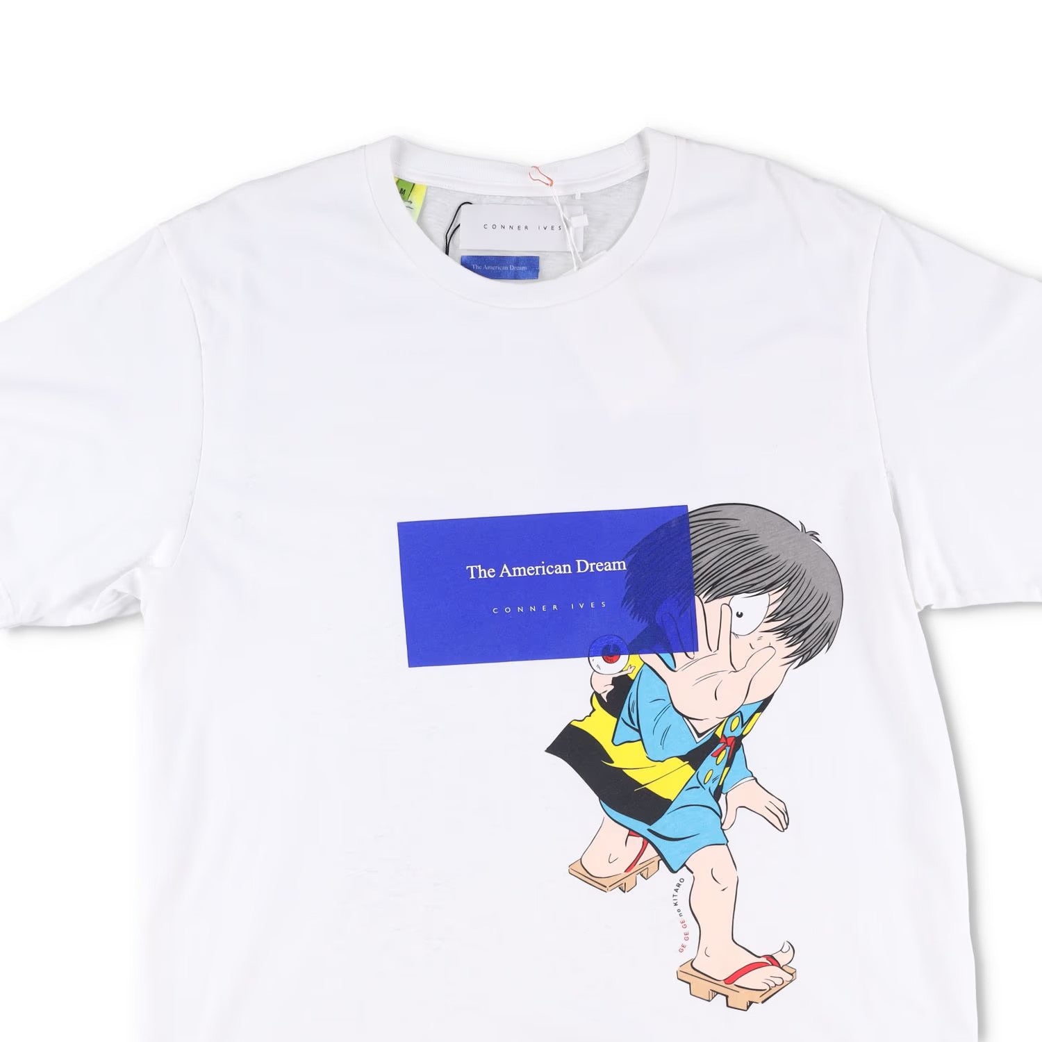 CONNER IVES Mens Short Sleeve Crew Neck T Shirt Logo White Cotton M RRP 145 — View 2