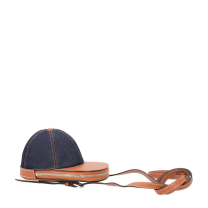JW ANDERSON Leather Mini Nano Bag Coin Purse Handbag Denim RRP360 — View 6