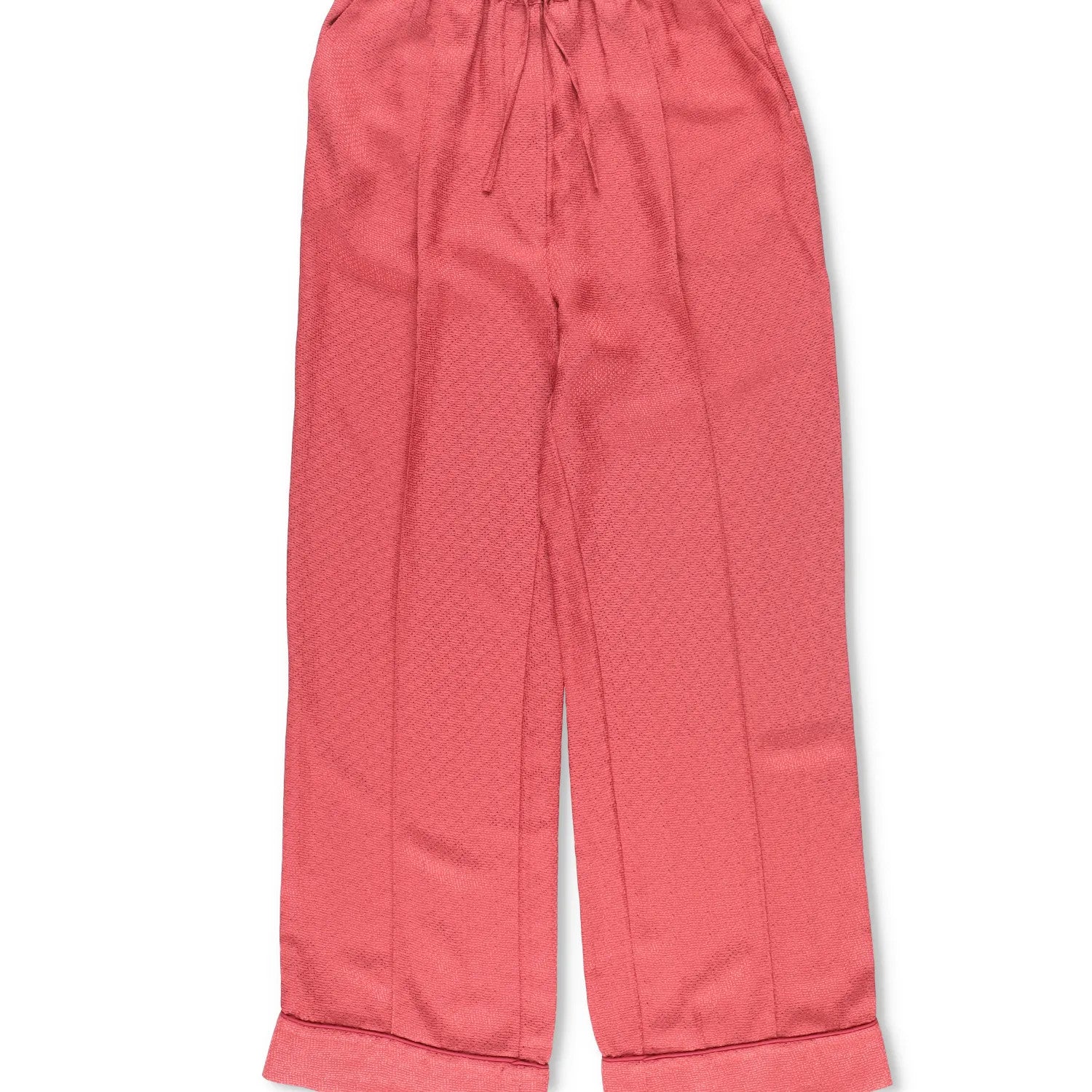 SLEEPER Women Sleeper Pastelle Oversized Jacquard Pyjama Pants Red XXS/XS RRP215 — View 3