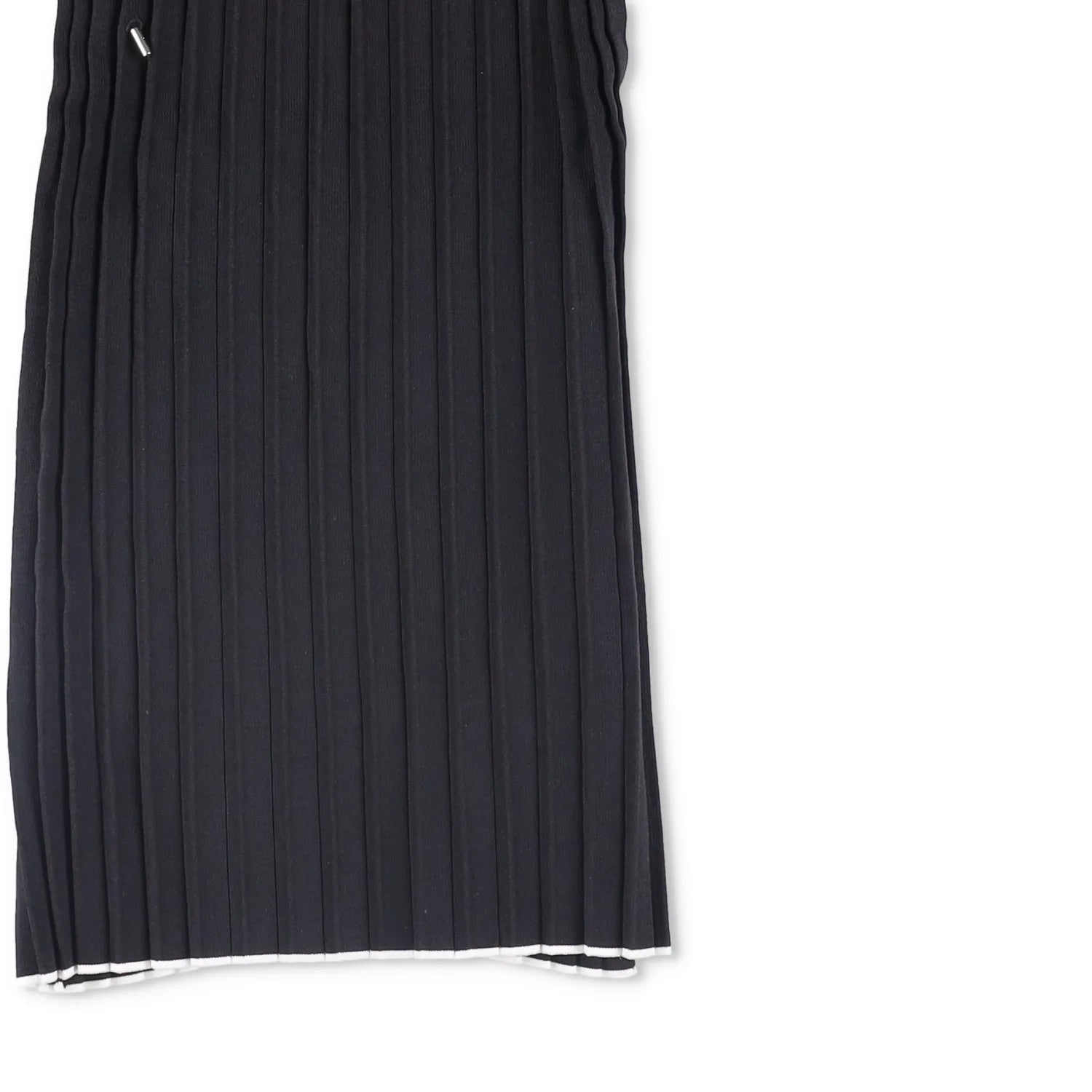JACQUEMUS Women La Haut Maille Plisse Blouse Black Knit Pleated Square 40 RRP275 — View 4