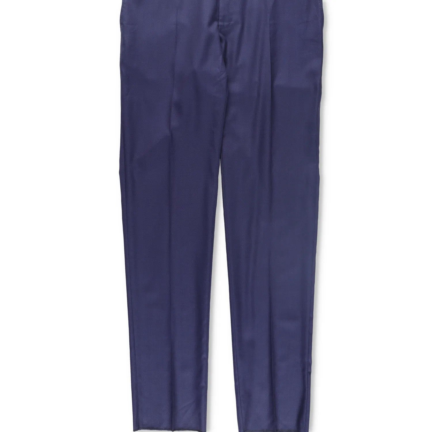 CANALI Mens Chino Trousers Wool Blue Pleated Slash Pockets Size 6 R RRP 250 — View 3