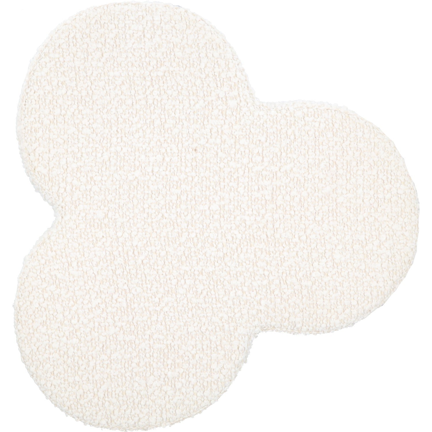 POLS POTTEN Clover Stool White Upholstered Modern Kitchen Dining Room OS RRP 275 — View 8