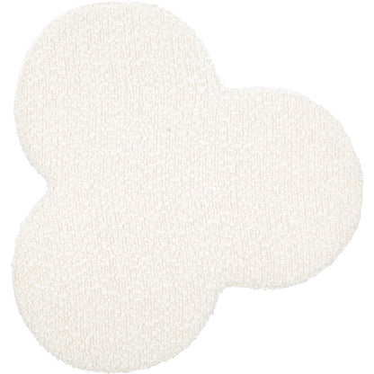 POLS POTTEN Clover Stool White Upholstered Modern Kitchen Dining Room OS RRP 275 — View 8