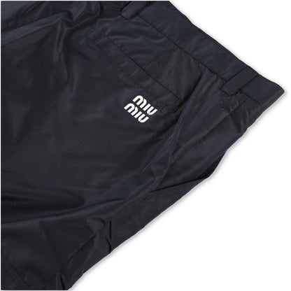 MIU MIU Womens Chino Cargo Trousers Blue Loungewear Side Pockets Size 48 RRP1020 — View 6