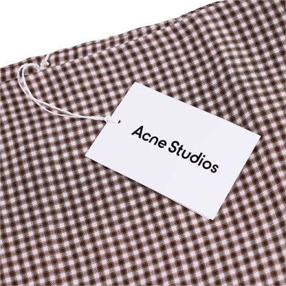 ACNE STUDIOS Womens Irella Short Skirt Checked Multicoloured Mid Waist 42 RRP245 — View 6