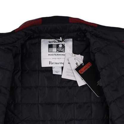 WOOLRICH X MASTERMIND Japan Buffalo Checked Jacket Red Cotton S/XS  RRP750 — View 14