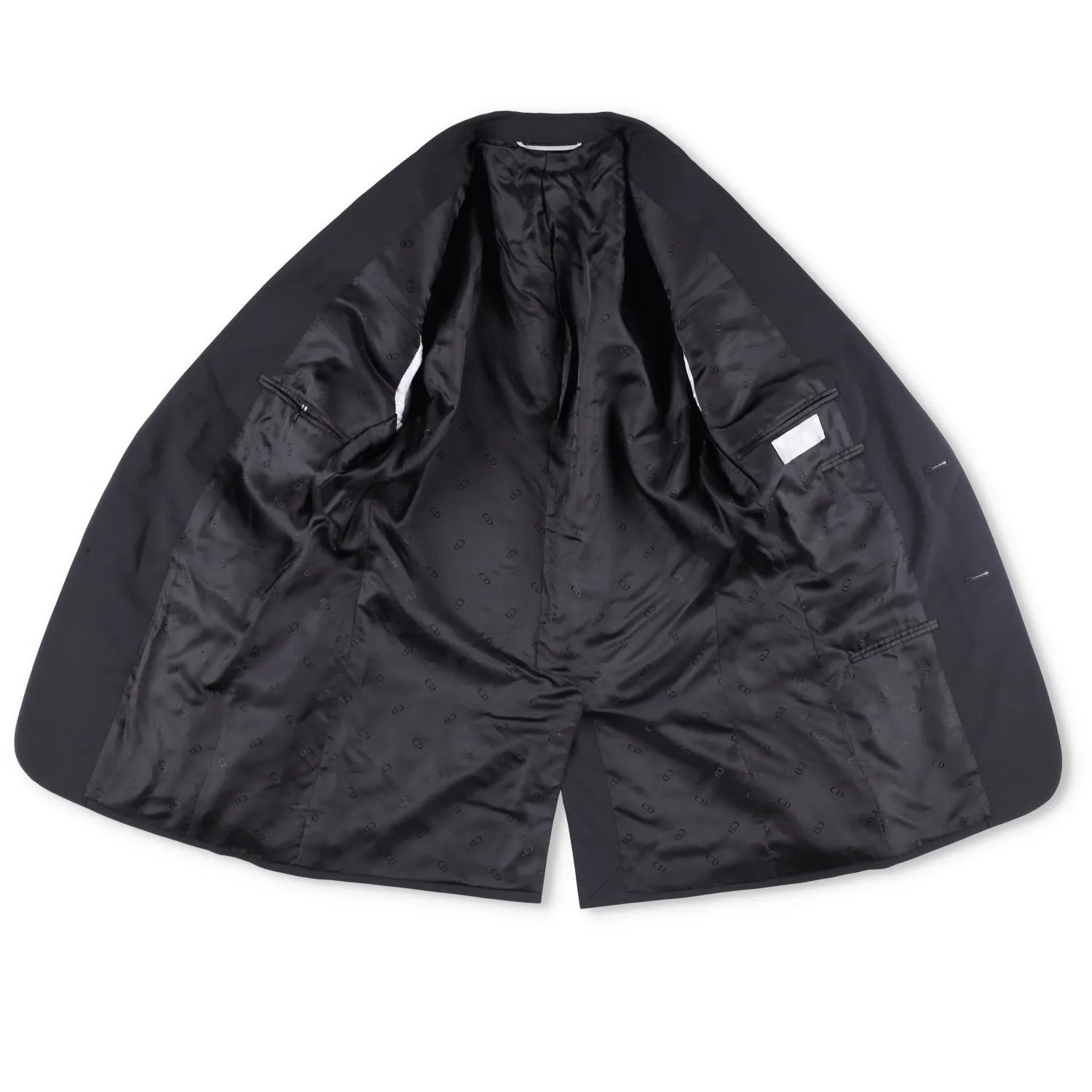 DIOR HOMME Mens Two Button Blazer Mid Length Black Jacket Size 46 R RRP 1500 — View 7