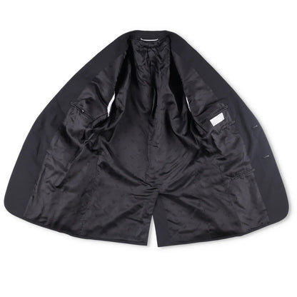 DIOR HOMME Mens Two Button Blazer Mid Length Black Jacket Size 46 R RRP 1500 — View 7
