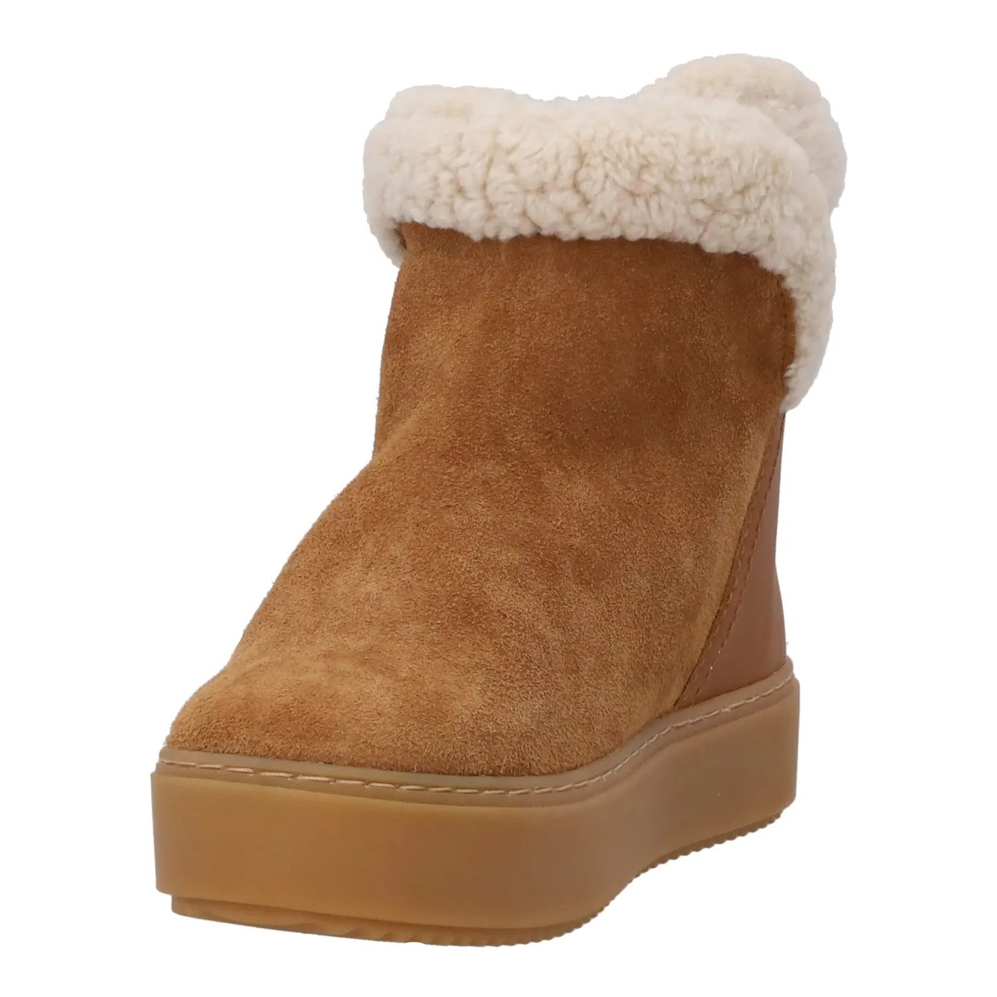 SEE BY CHLOE Juliet Leather Ankle Bootie Brown Comfort Slip On EU 38 RRP 375 — View 3