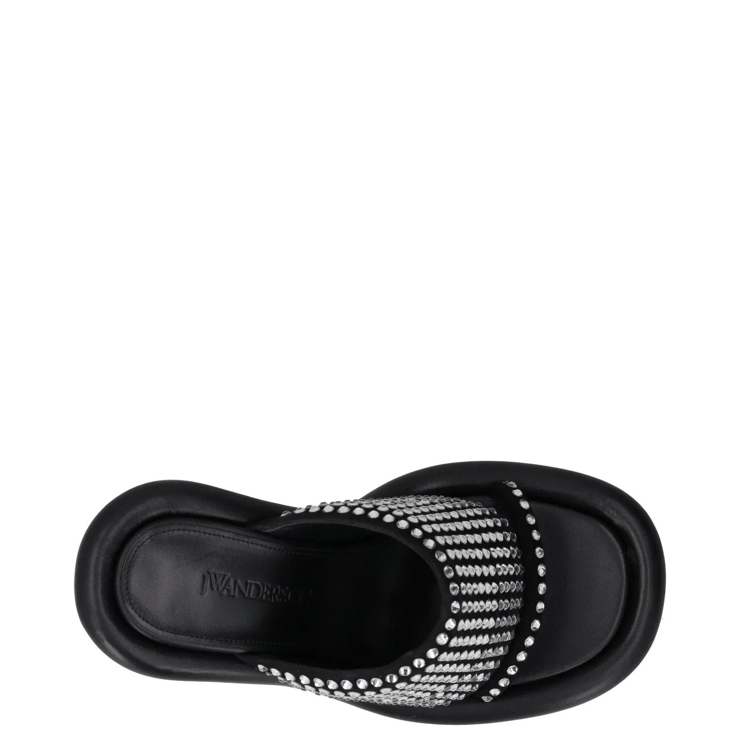 JW ANDERSON Womens Heels Black Leather Studded Open Toe Slip On UK 5 RRP 600 — View 7