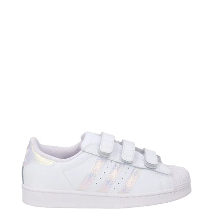 ADIDAS Girls Superstar Sneaker Leather Low Top White Trainers EU 34 RRP 55