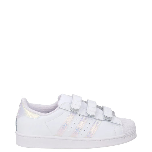 ADIDAS Girls Superstar Sneaker Leather Low Top White Trainers EU 34 RRP 55