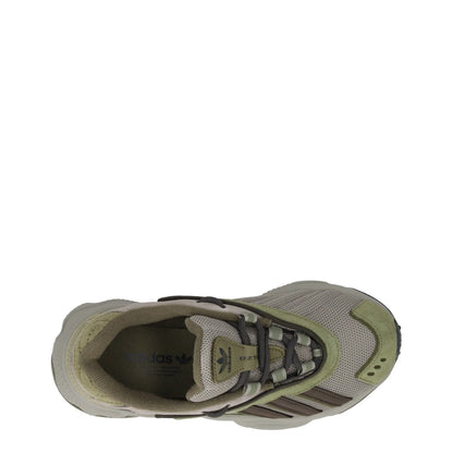ADIDAS KIDS Trainers Oztral J Leather Low Top Khaki 35.5 RRP 90 — View 7