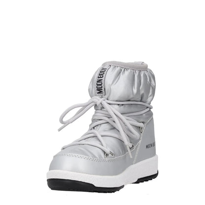 MOONBOOT Girls Ankle Snow Boots Silver Synthetic Lace Up UK 12.5 RRP 150 — View 3