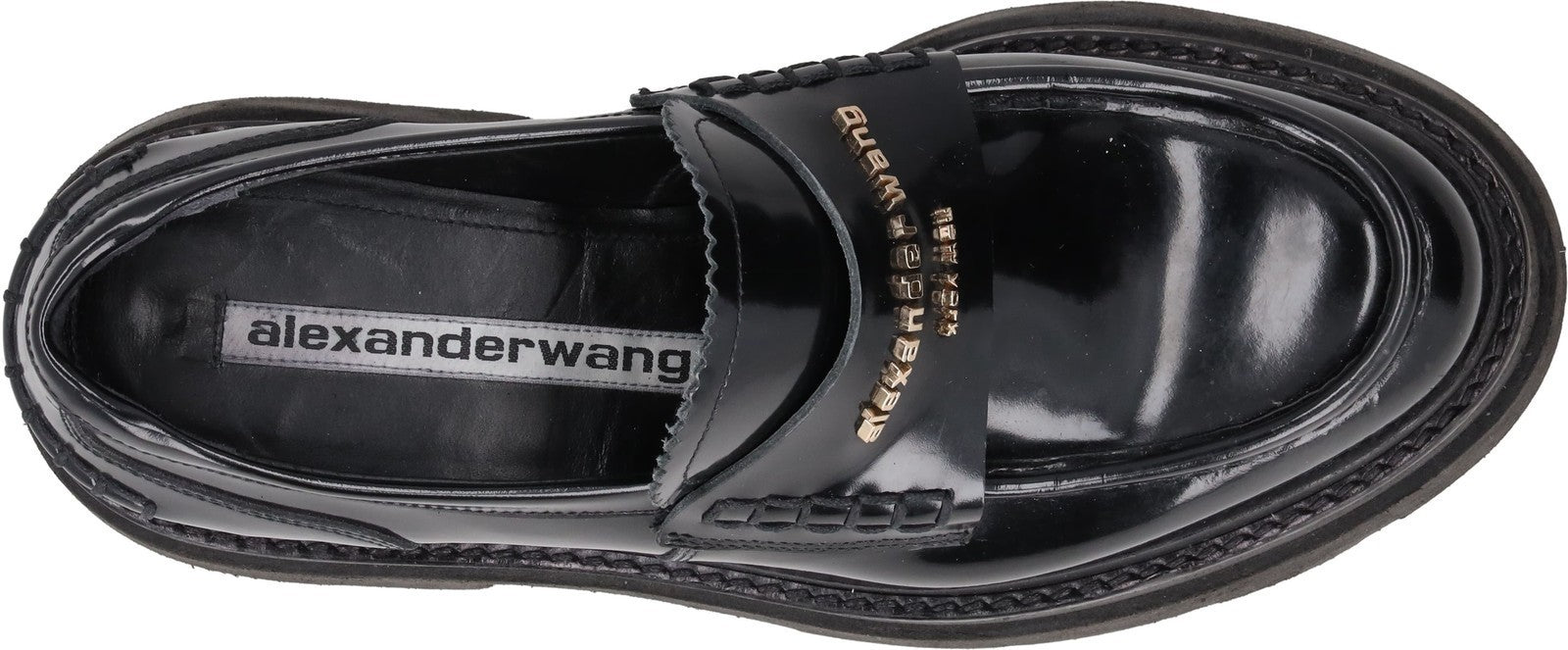 ALEXANDER WANG Womens Carter Platform Loafer Leather Black EU 36.5 RRP 575 — View 7