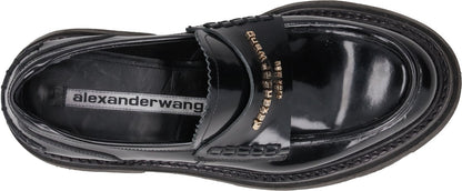 ALEXANDER WANG Womens Carter Platform Loafer Leather Black EU 36.5 RRP 575 — View 7