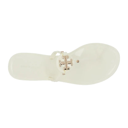 TORY BURCH Womens Mini Miller White Thong Sandal Studded Slip On US 7 RRP 95 — View 7