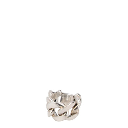 BOTTEGA VENETA Womens Ring Silver Sterling Silver Chain Detail One Size RRP 580 — View 4