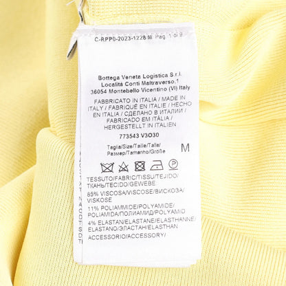 BOTTEGA VENETA Womens Dress Sleeveless Knee Length Yellow Chain Strap M RRP 1970 — View 7