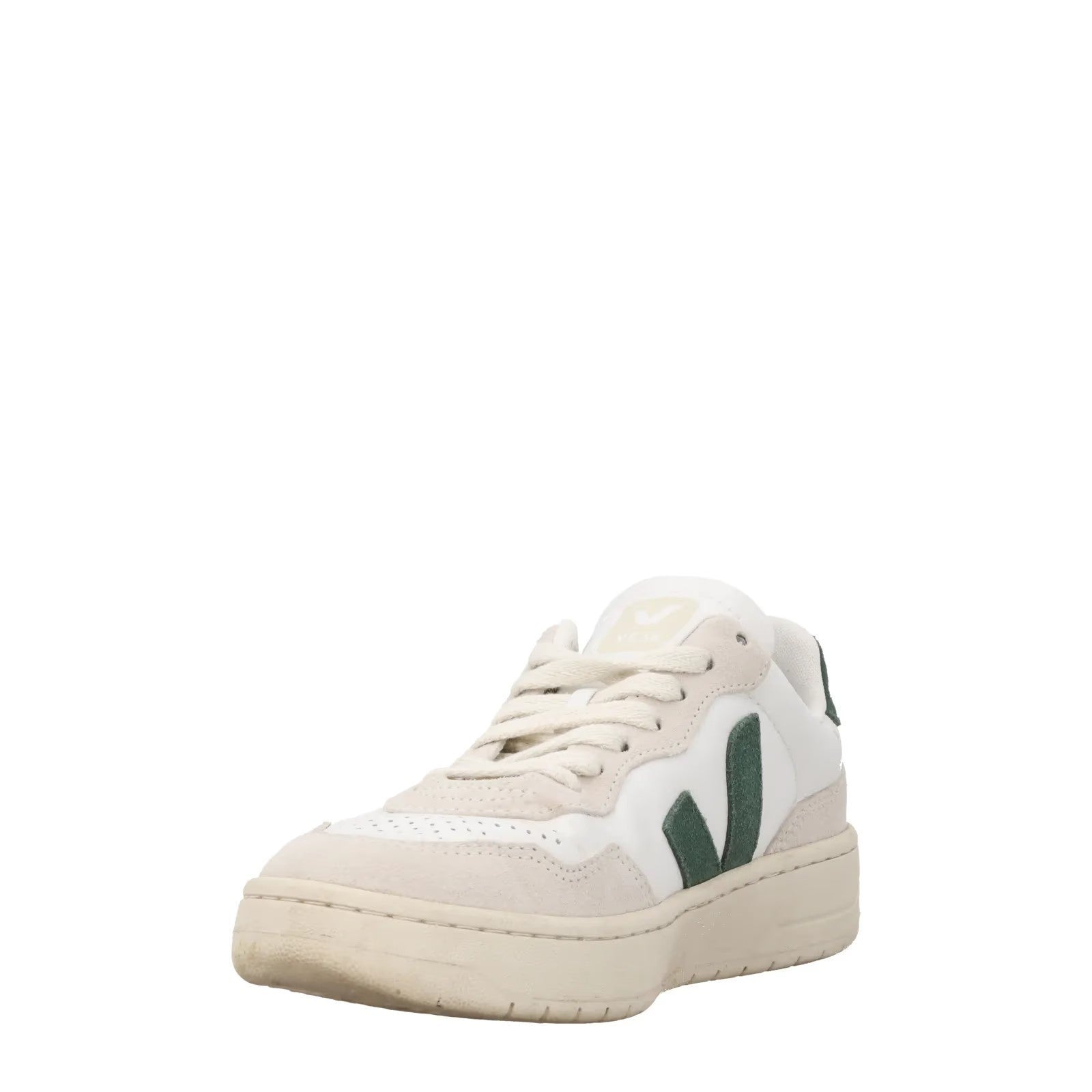 VEJA Womens V 90 Retor Leather Low Top Sneaker White Eco Friendly UK 4 RRP 146 — View 3