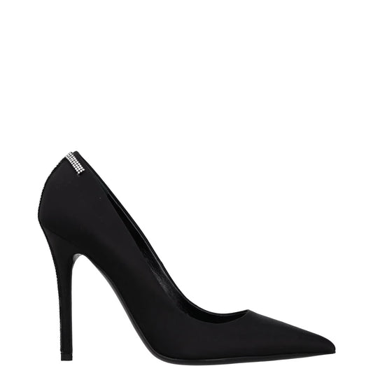 TOM FORD Womens Court Heels Black Stiletto Embellished Synthetic UK7 RRP 650