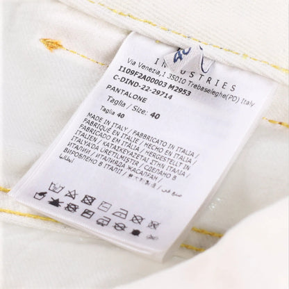 MONCLER GENIUS X Alicia Keys Womens Wide Leg Jeans Neutrals High Waist 40 RRP525 — View 7