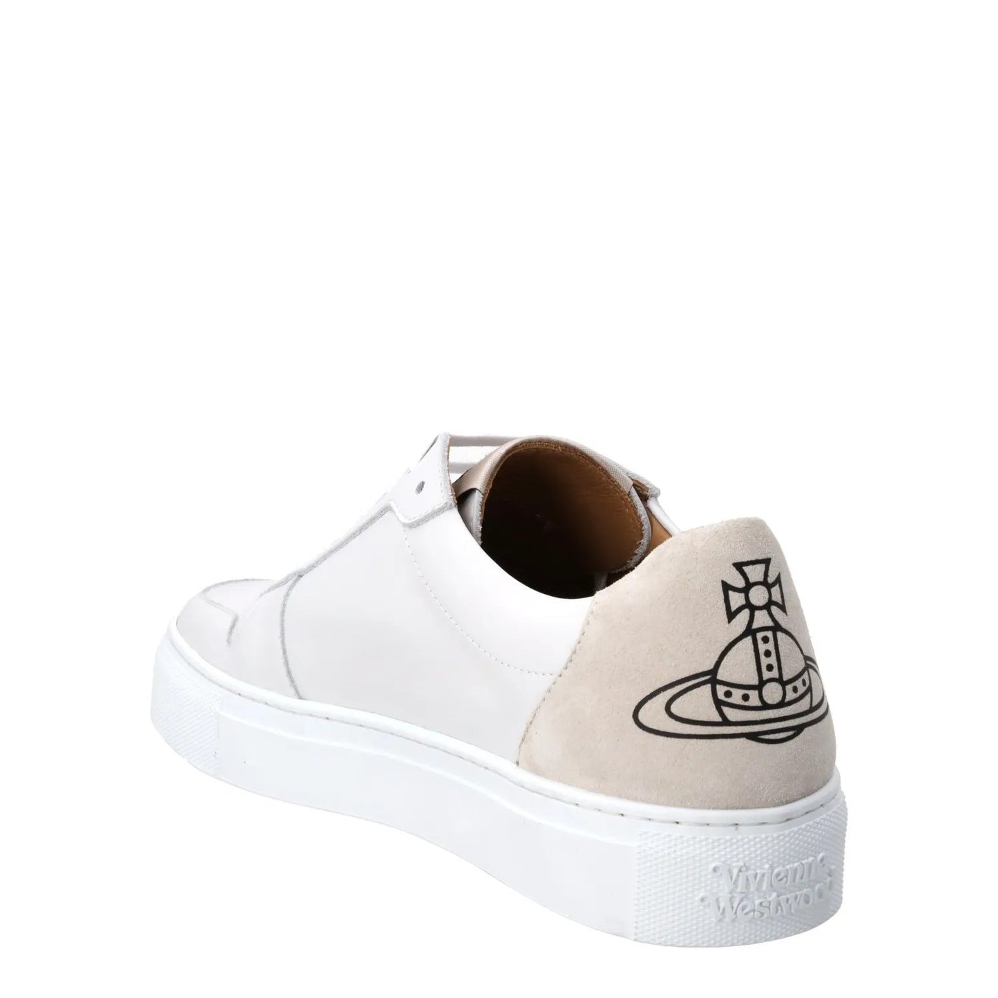 VIVIENNE WESTWOOD Womens Sneaker Leather White Comfort Low Top Laced UK 8 RRP365 — View 5